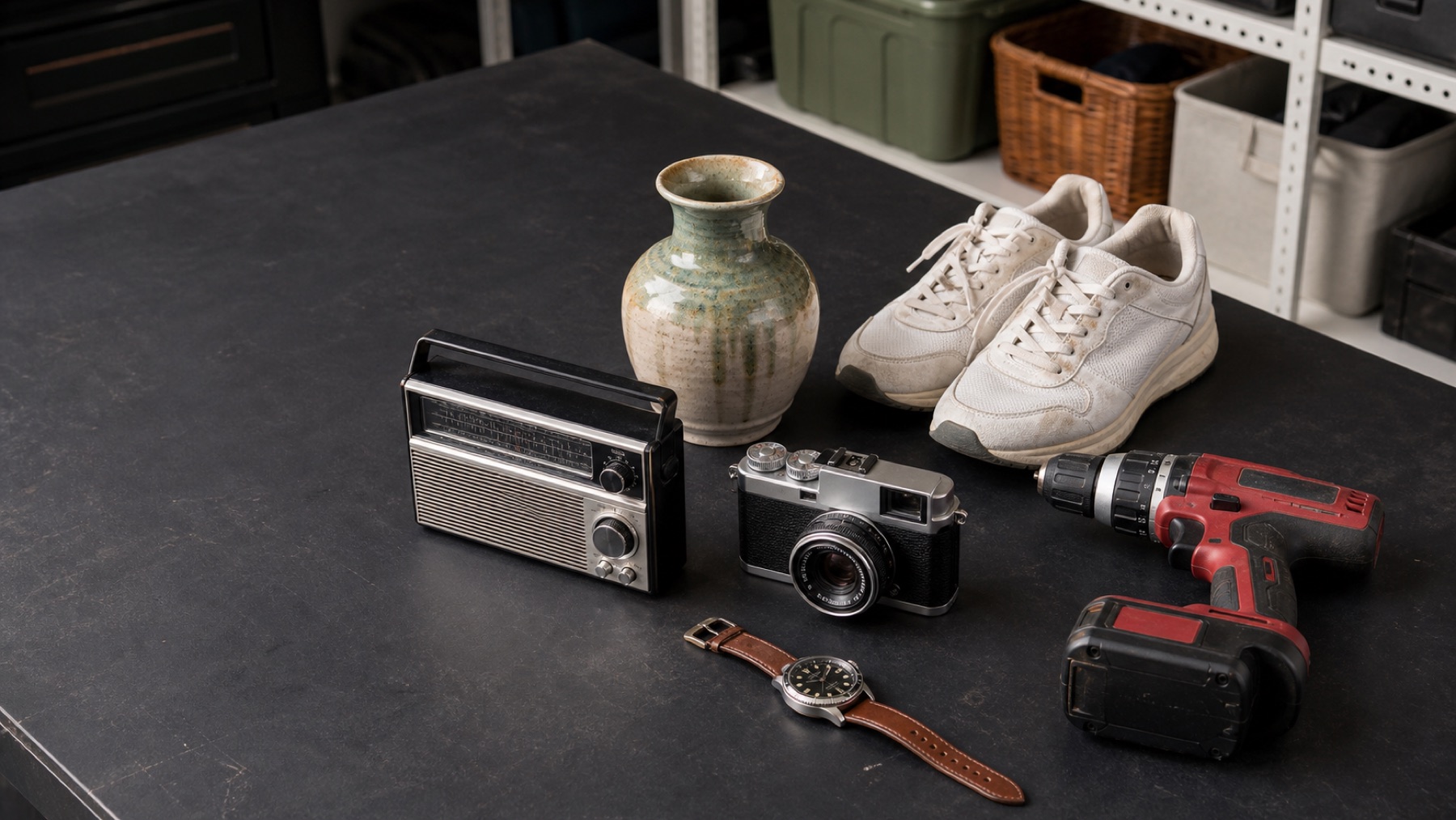 Secondhand items ready to list